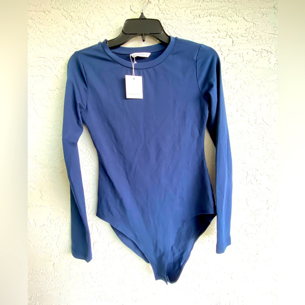 🆕 Mangopop Crew Neck Bodysuit Size Small